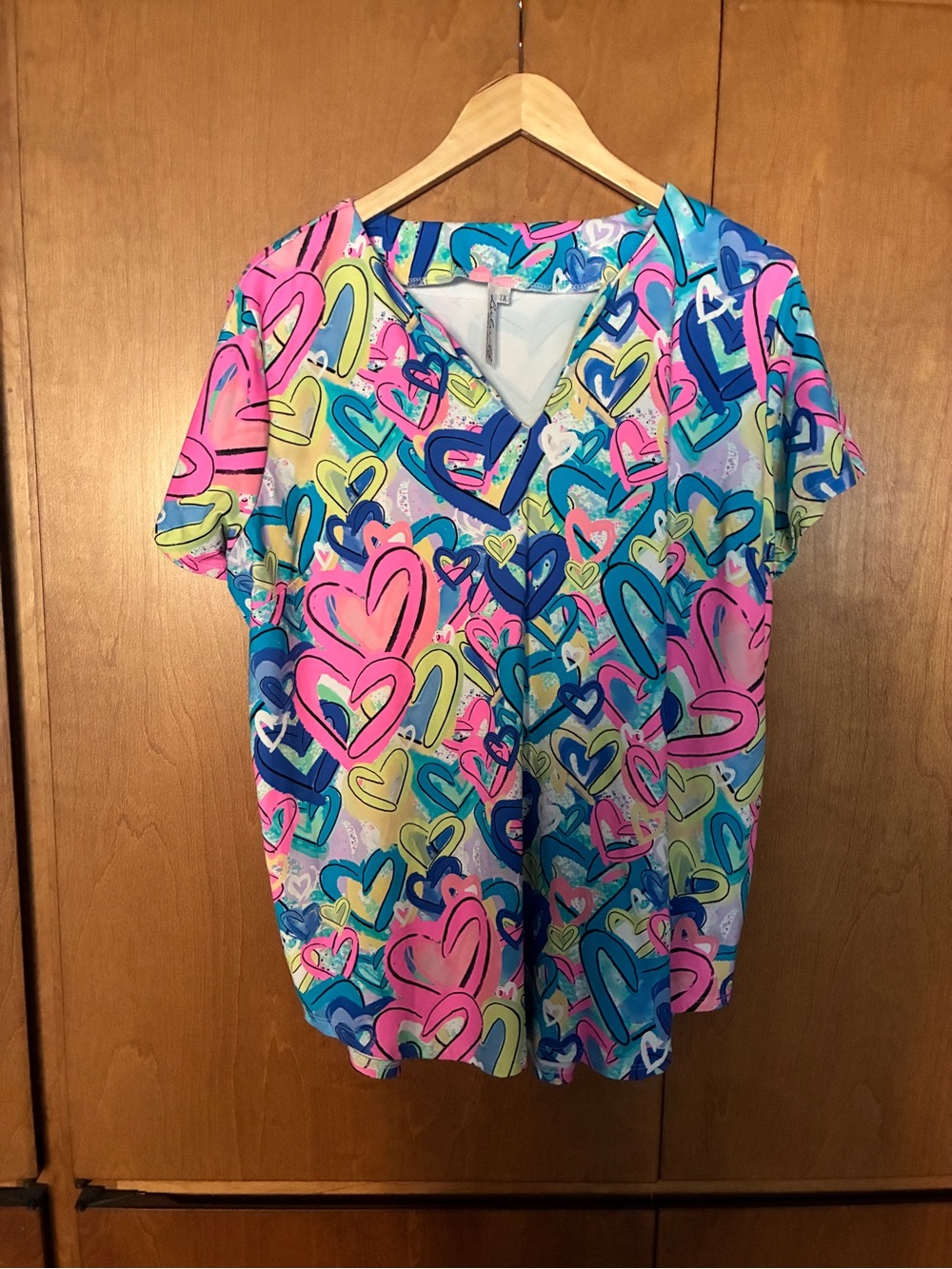 👚LULU-B Short Sleeve Size 1X Top